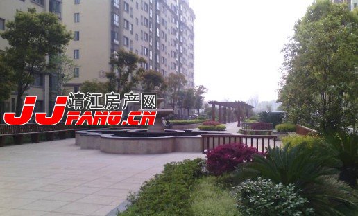 探盘---靖江水岸华府(图7) 水岸华府绿化实景图