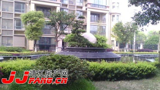 探盘---靖江水岸华府(图8) 水岸华府绿化实景图
