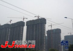 9月踩盘靖江碧桂园项目 大部分已封顶