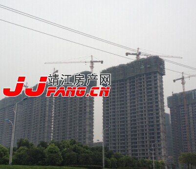 9月踩盘靖江碧桂园项目 大部分已封顶(图2)