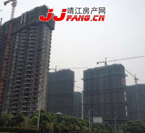 9月踩盘靖江碧桂园项目 大部分已封顶(图4)