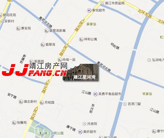 靖江星河湾位置图