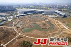 靖江体育公园初现雏形