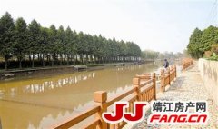 西来镇丰产村 建设友谊港景观带