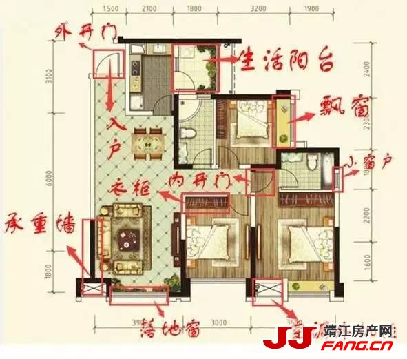 靖江人购房要学会看户型图(图7)