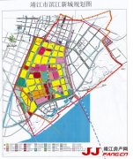 靖江滨江新城东扩规划图