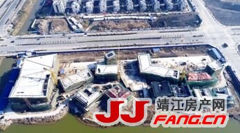 靖江滨江休闲水街商区明年完成(图1) 靖江滨江休闲水街商区