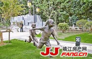 靖江人民桥小游园建成投用
