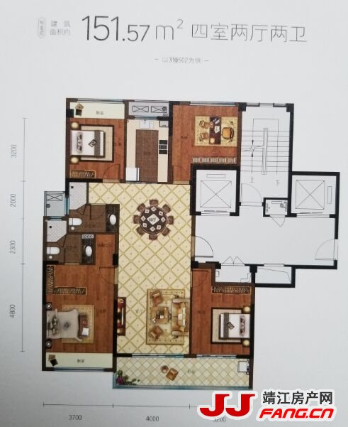 靖江绿城二期春江明月户型图