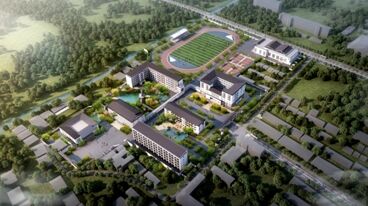 9月 靖江刘国钧中学启用多栋新教学楼