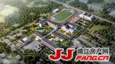 9月 靖江刘国钧中学启用多栋新教学楼(图1) 靖江刘国钧中学