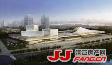 靖江文化中心加快推进 主体结构年内封顶