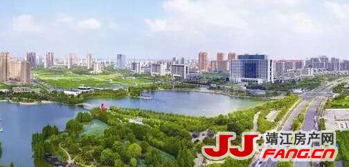绿色家园！靖江滨江新城构建多层次绿化体系