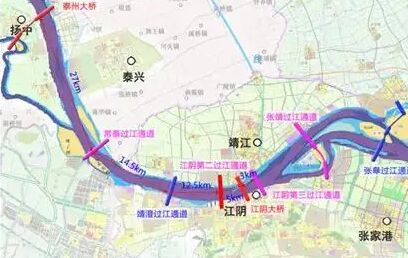 靖江将建设多条过江通道 形成“六龙过江”交通格局(图1)