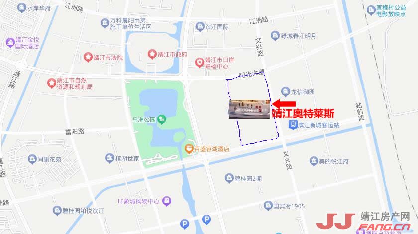 靖江滨江新城新增商业--奥特莱斯签约 老城区将边缘化？(图1)