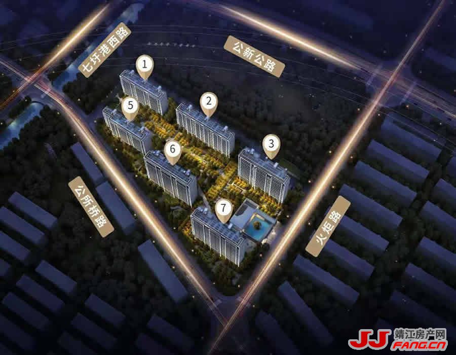 靖江锦艺映月春风2#洋房6#高层载誉加推(图1)